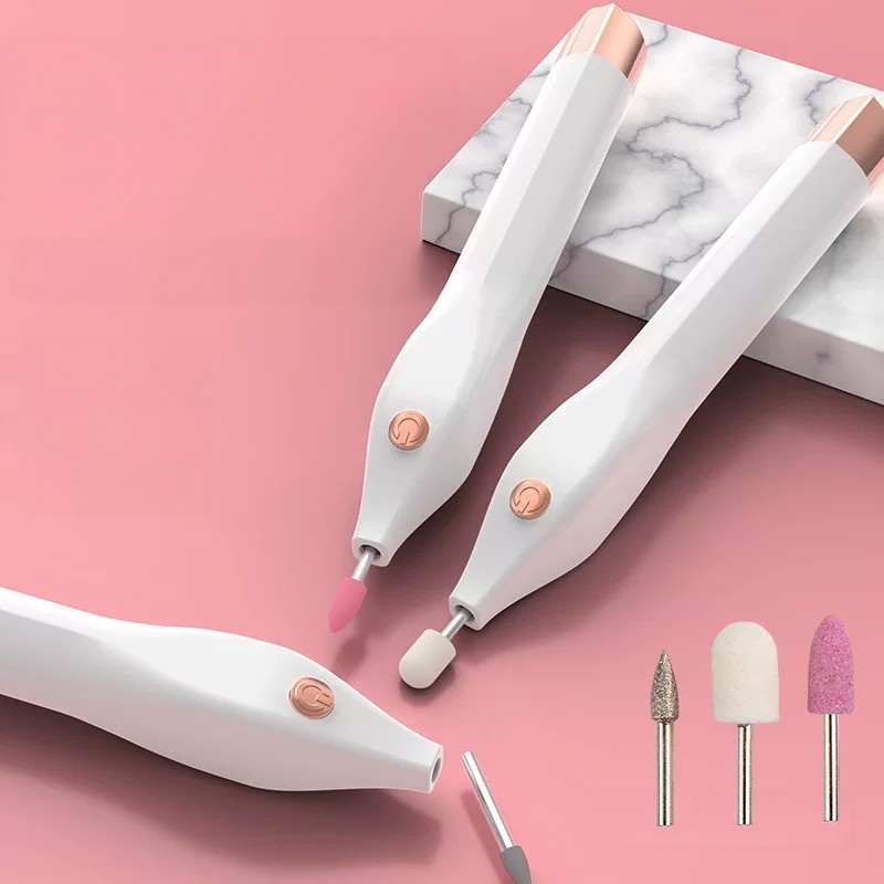 Nail Drill Machine - Elektrikli Tırnak Frezeleme Seti, Mini Tırnak
