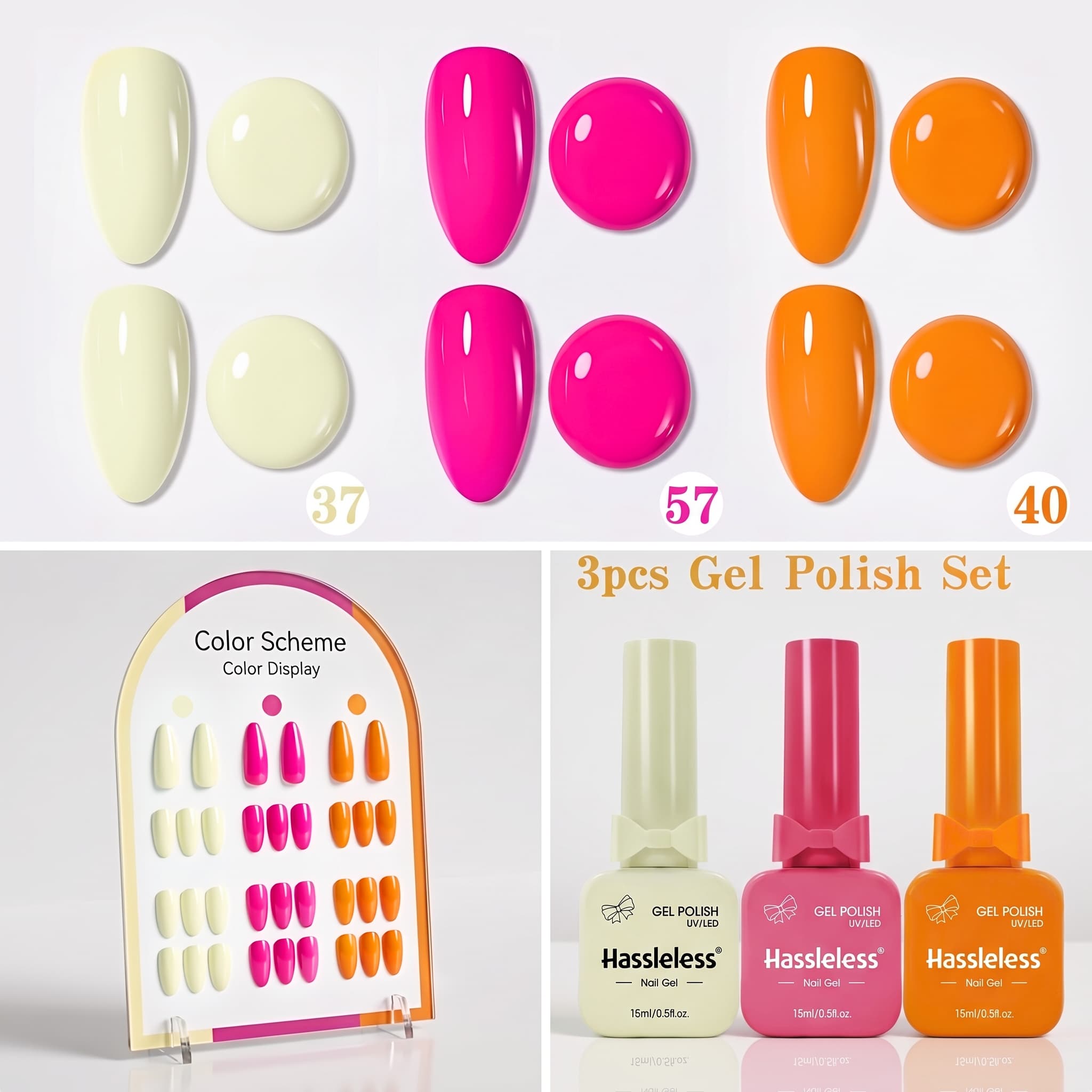 Sorunsuz Uygulanabilen 3'lü Oj - Nail Art Orange incelemesi ve fiyatı