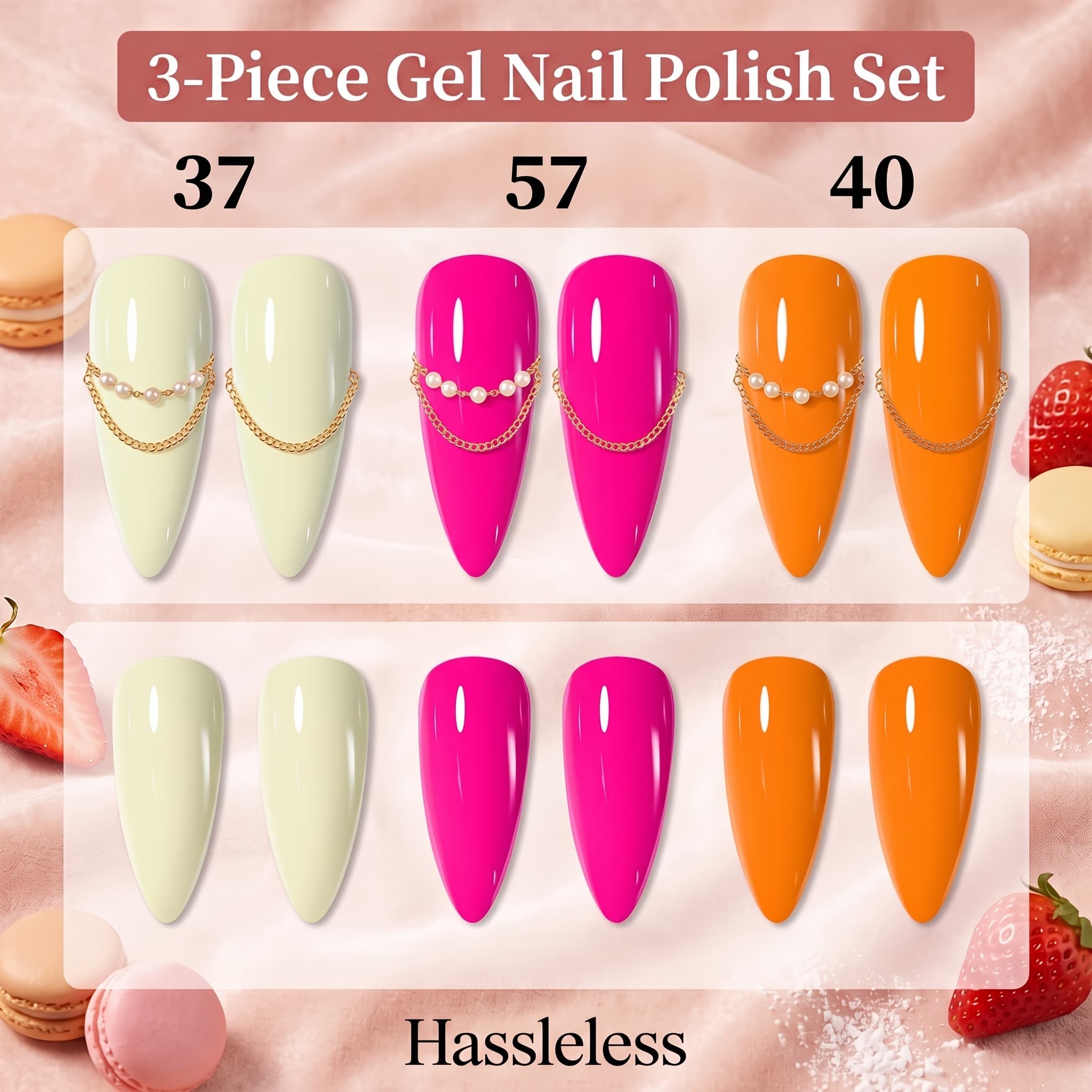 Sorunsuz Uygulanabilen 3'lü Oj - Nail Art Orange incelemesi ve fiyatı