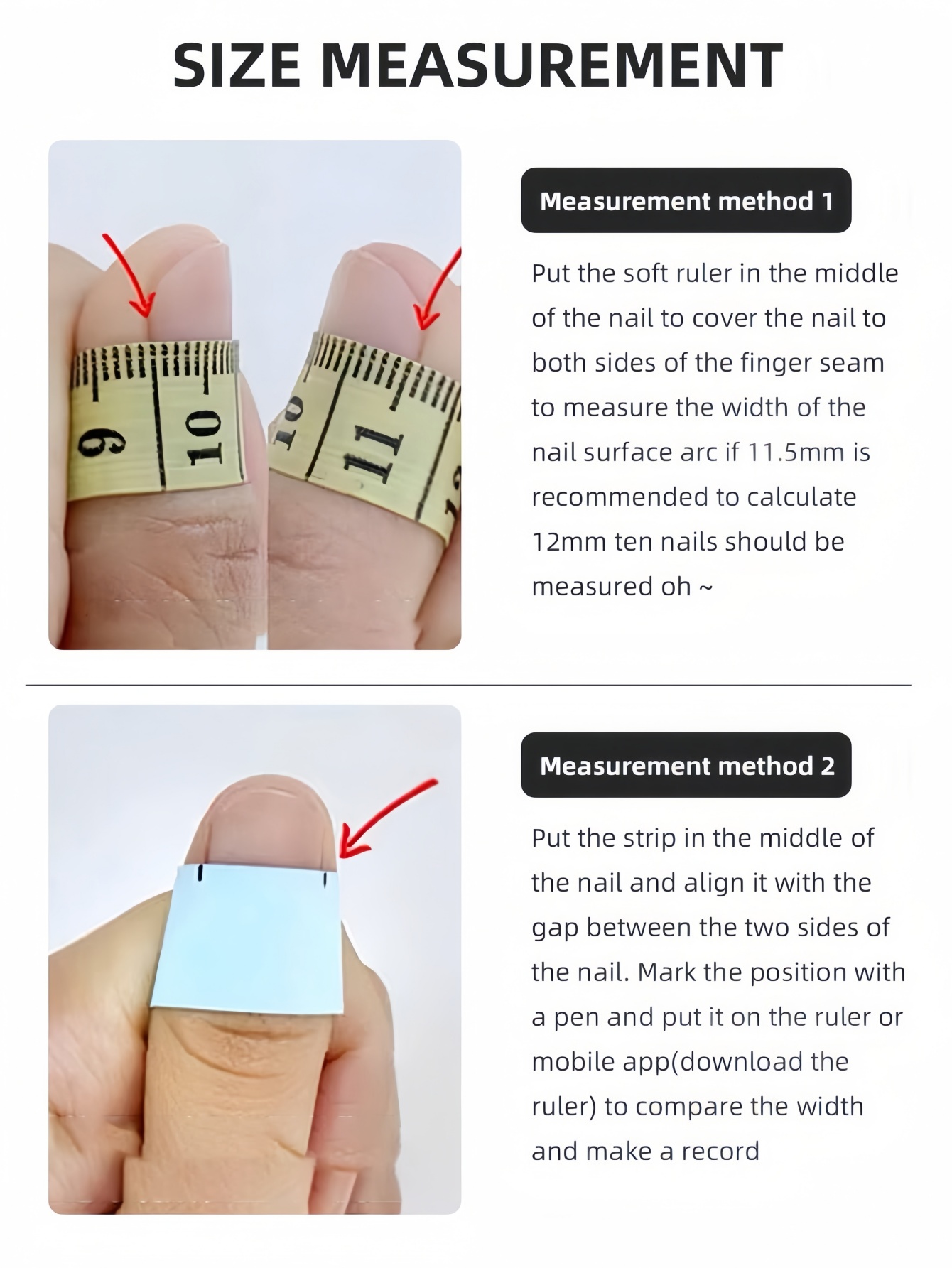 10 Parçalı Badem Şeklinde Takm - Nail Art Press On incelemesi ve fiyatı