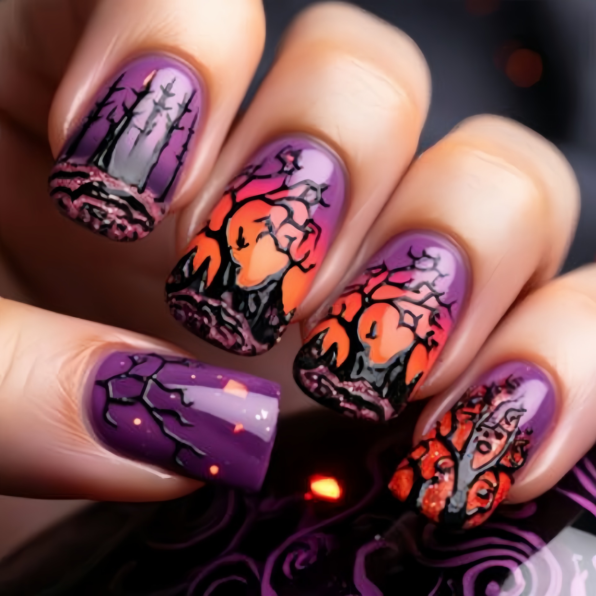 Kadınlar ve kızlar için orta b - Nail Art Orange incelemesi ve fiyatı