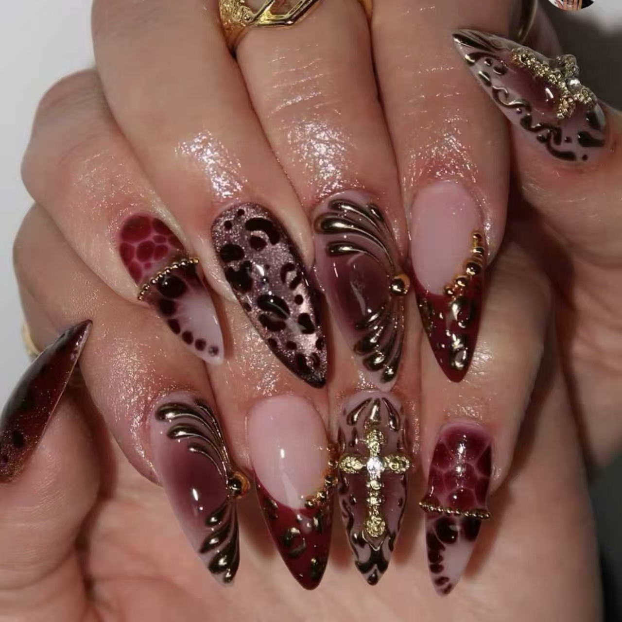 Kadınlar için orta boy takma t - Nail Art Press On incelemesi ve fiyatı