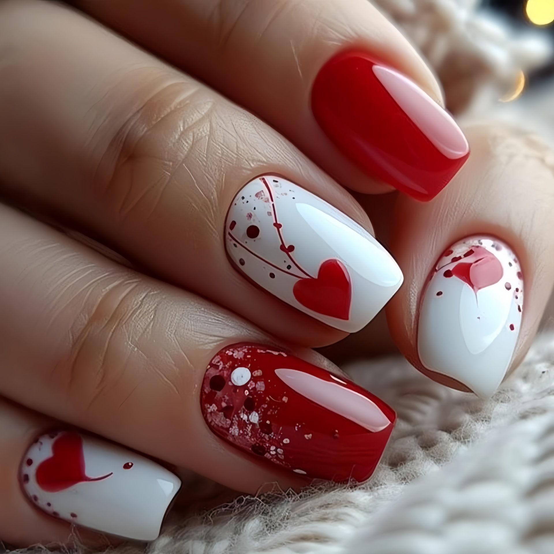 Sevgililer Günü için kadınlar  - Nail Art Press On incelemesi ve fiyatı