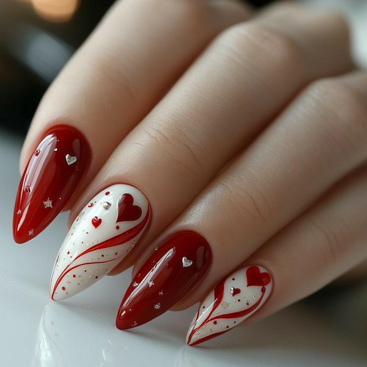 Sevgililer Günü için kadınlar  - Nail Art Press On incelemesi ve fiyatı
