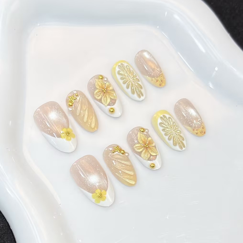 10 Adet Yeni Pembe, Mavi ve Sa - Nail Art Pink incelemesi ve fiyatı